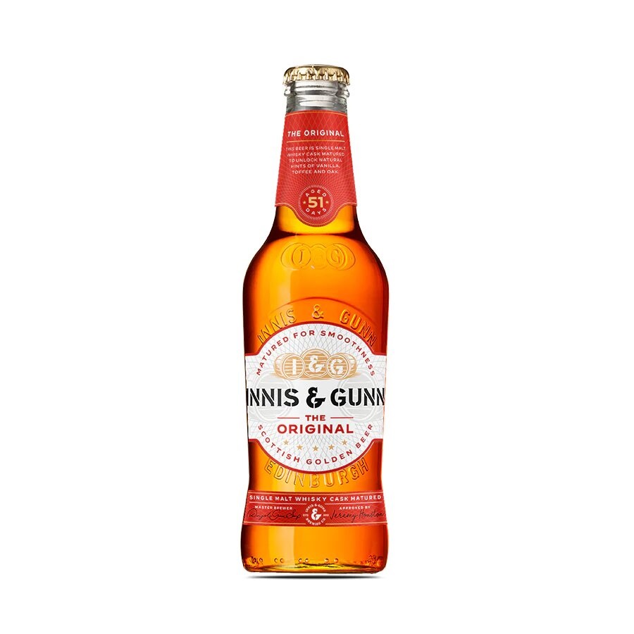 CERVEZA INNIS & GUNN THE ORIGINAL SABOR A WHISKY 33OML